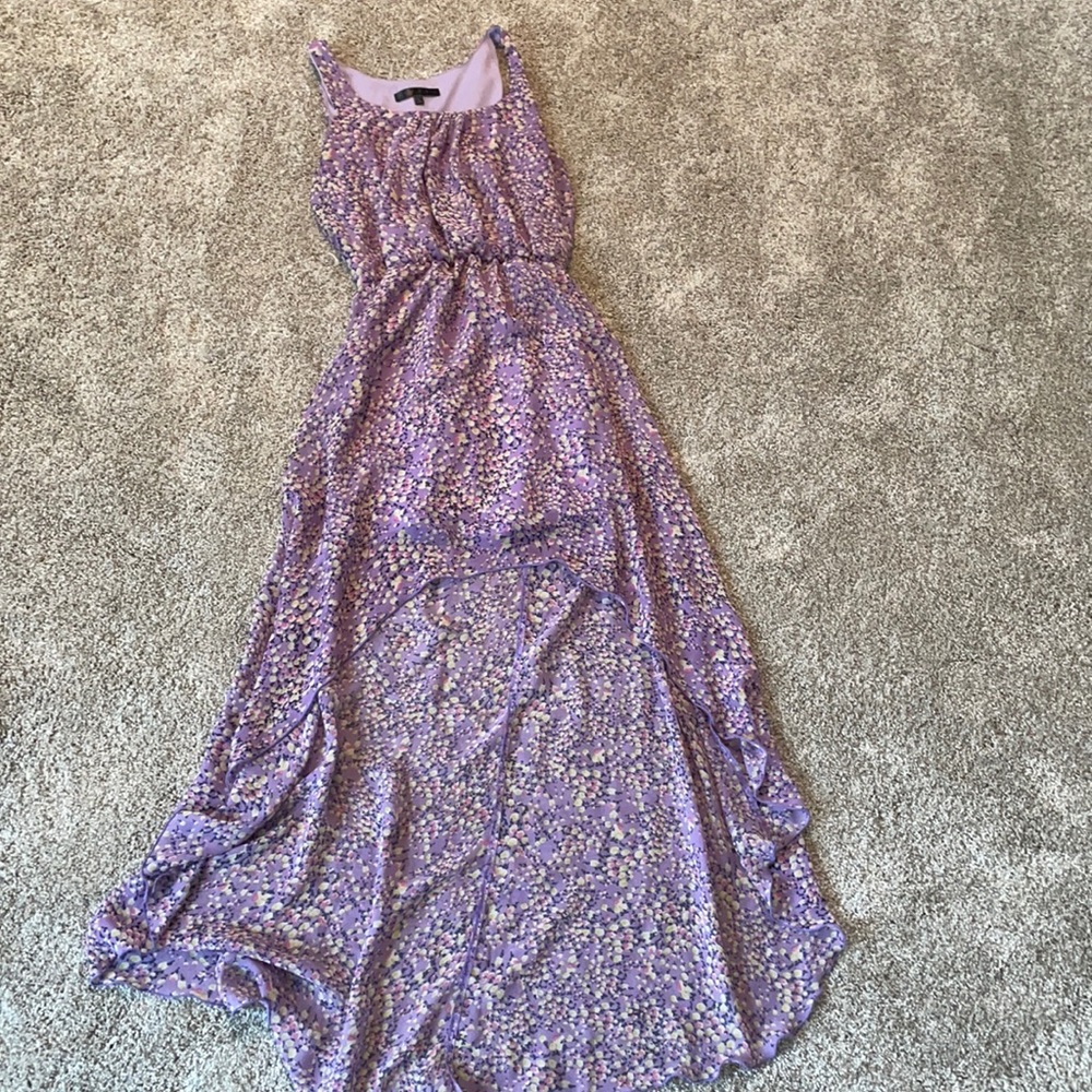 Beautiful purple high-low dress